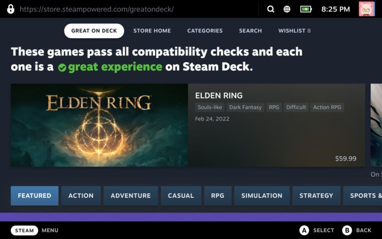 Can Steam Deck Run Elden Ring?