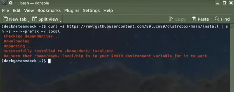 Install Any Linux Distro on Steam Deck with Distrobox