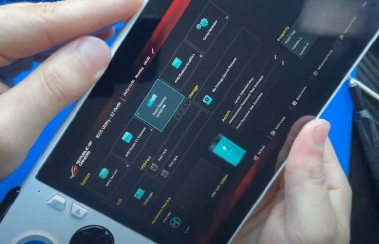 ASUS ROG Ally Mod Allows 32GB LPDDR5X-7500 Memory